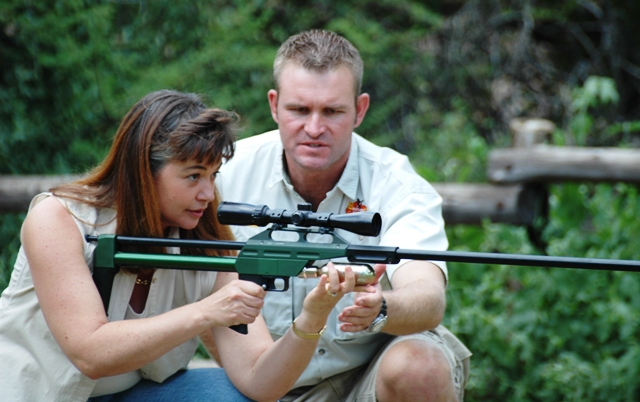 betäubungsgewehr training tierarzt safari