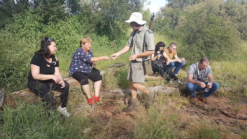 k buschwanderung mit guide kunden balule südafrika