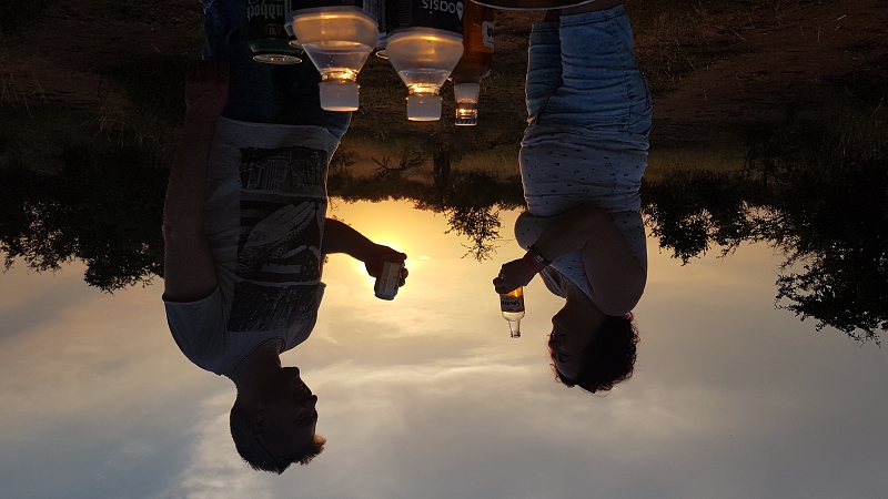 k deutsch safari gäste sonnenuntergang greater krugerpark südafrika